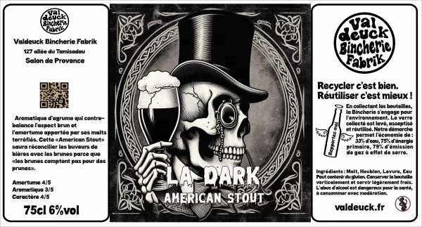 La Dark (33cl) valdeuck bincherie fabrik salon de provence