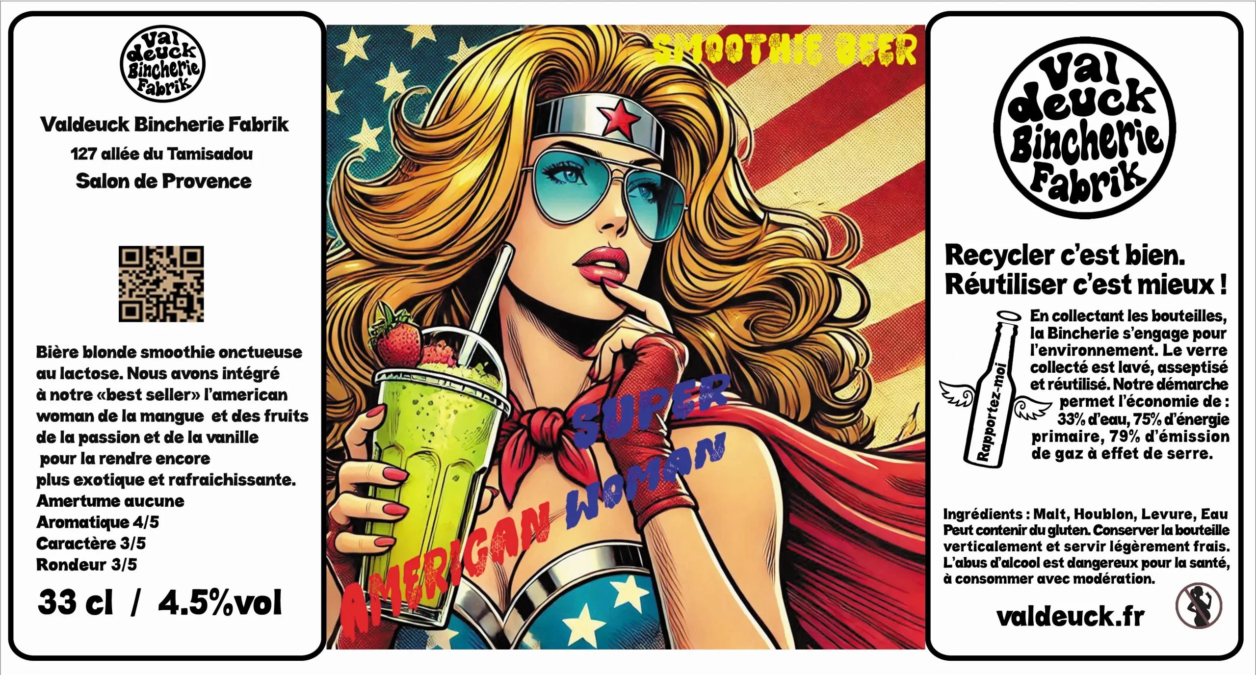Super American Woman (33cl) valdeuck bincherie fabrik salon de provence