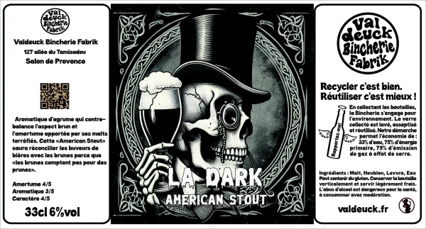 La Dark (33cl) valdeuck bincherie fabrik salon de provence