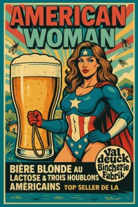 Bière blonde au lactose, dotée d’une robe dorée. Ses arômes sont apportés par des houblons américains qui développent une belle aromatique de fruits tropicaux. Bière onctueuse et peu amère.