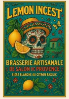 Lemon Incest - Une Bière blanche dans laquelle nous avons intégré du citron et du basilic afin d’apporter de la fraicheur et du pep’s. Bière légère et estivale.