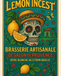 Lemon Incest - Une Bière blanche dans laquelle nous avons intégré du citron et du basilic afin d’apporter de la fraicheur et du pep’s. Bière légère et estivale.